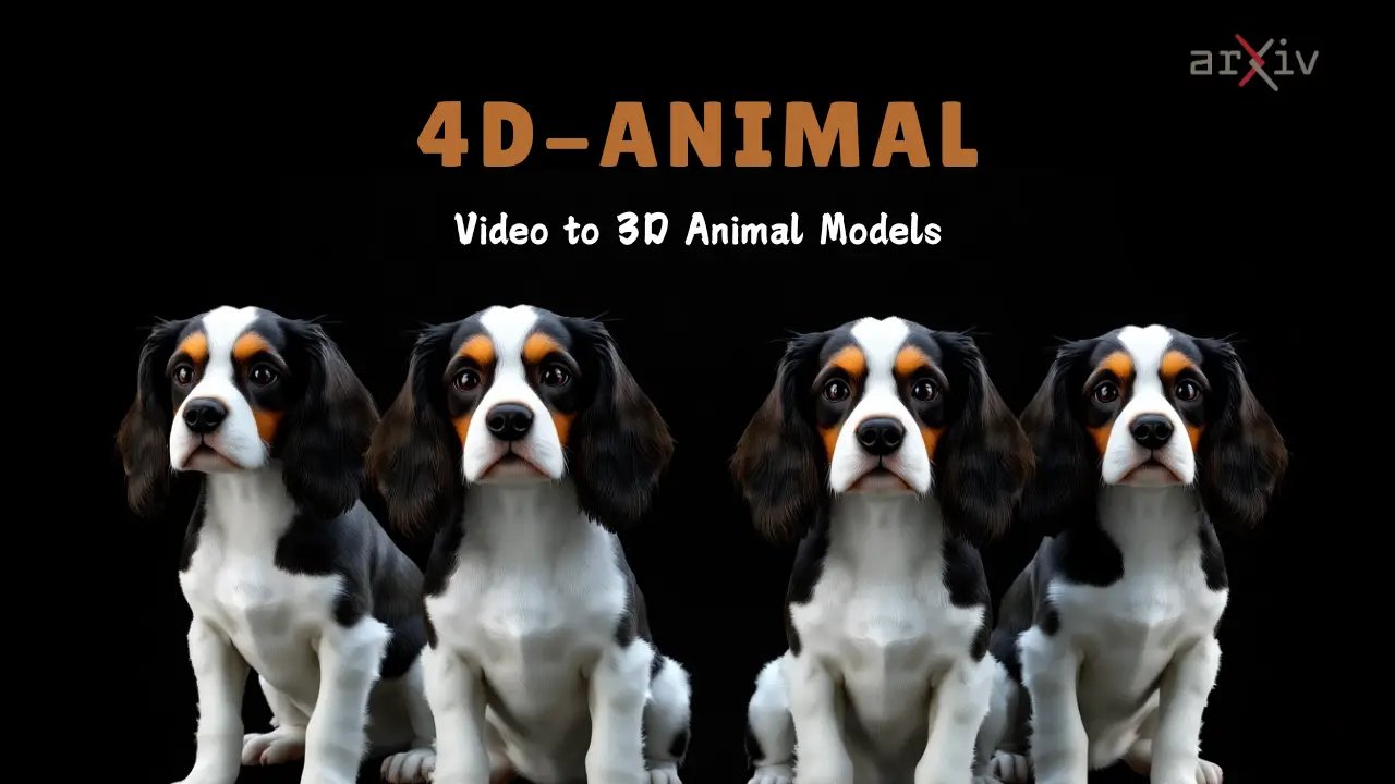 4D-Animal: Reconstructing 3D Animals from Videos