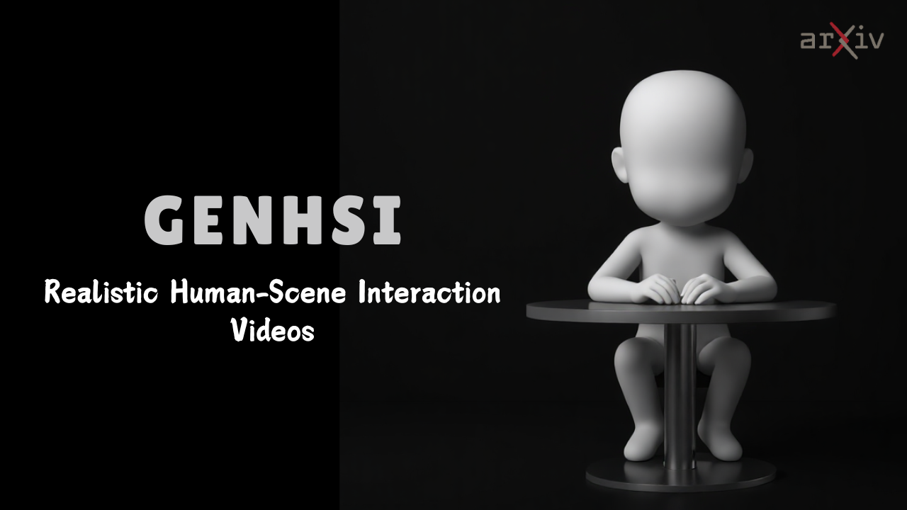 GenHSI: Controllable Generation of Human Scene Interaction Videos