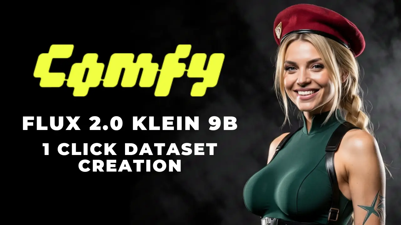 1 Click Dataset Creation with Flux Klein 9B in ComfyUI